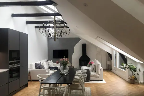 helrenovering vindsvåning Stockholm CM Construction AB