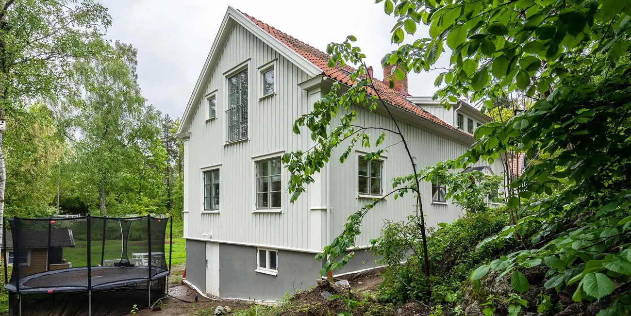Större renoveringsprojekt och tillbyggnad villa Stocksund
