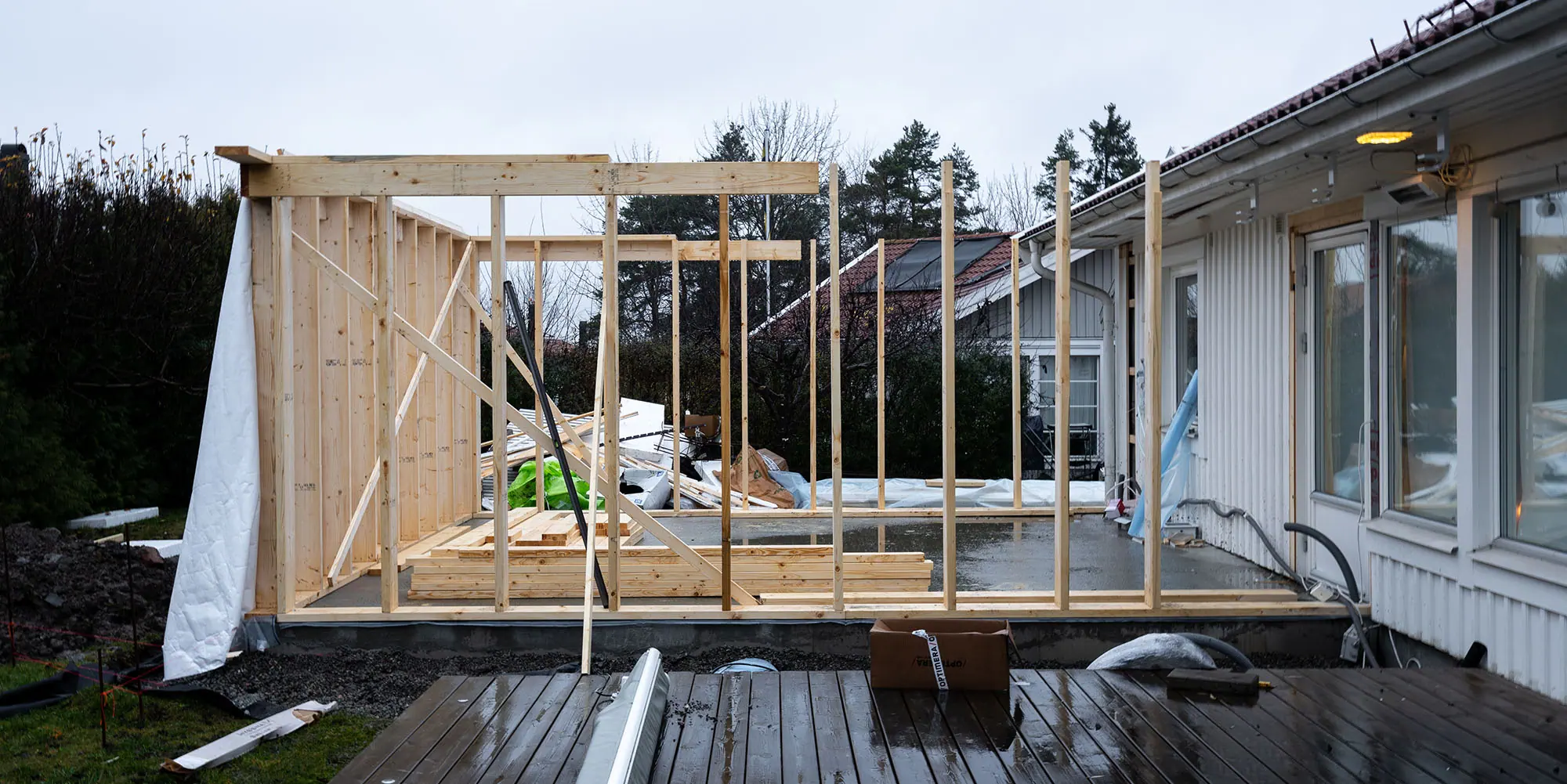 Renoveringsprojekt och tillbyggnad villa Tyresö